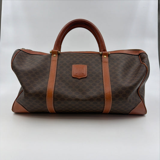 Pre-Owned Brown Macadam Canvas Keepall 40