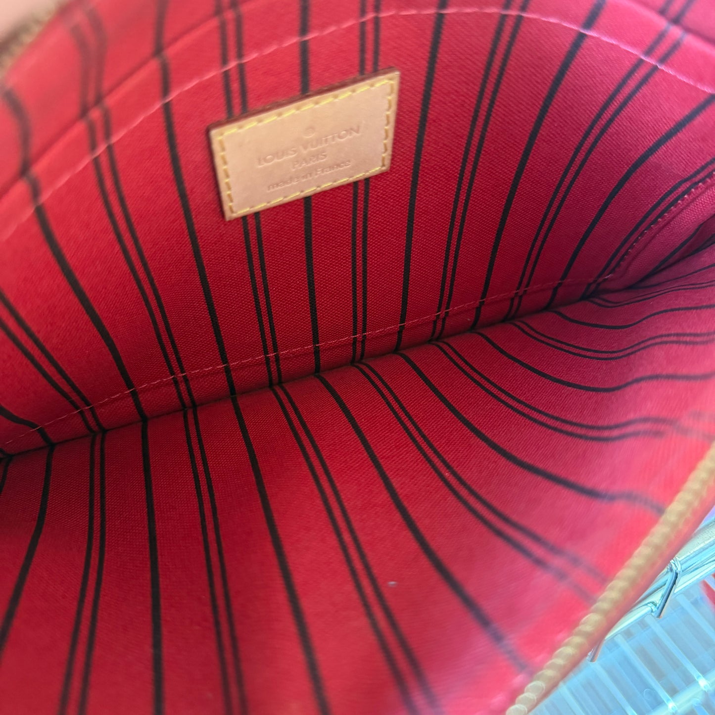 Pre-Owned LV Monogram Canvas Neverfull Pochette Bag