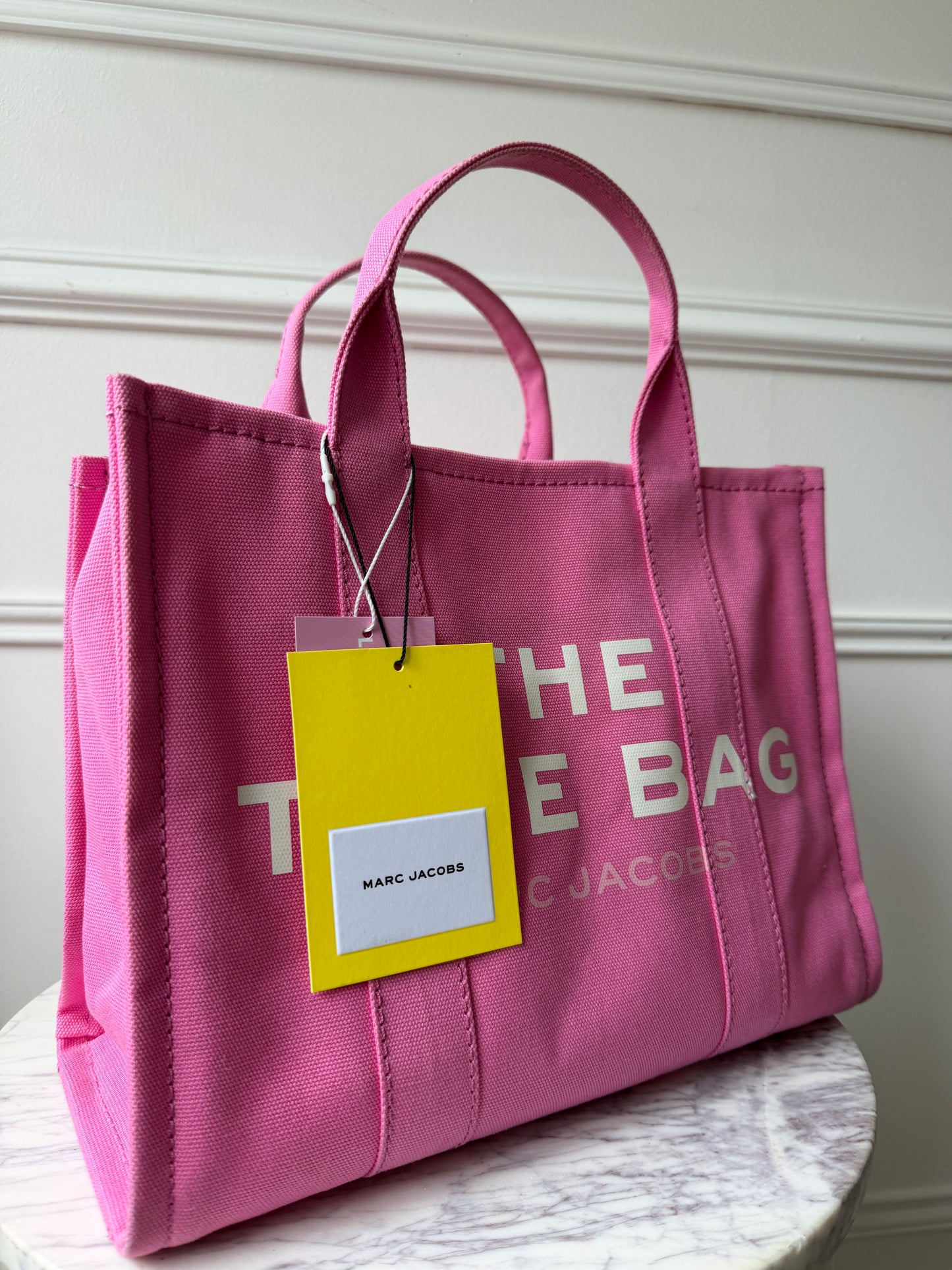 'The Tote Bag' Pink Canvas