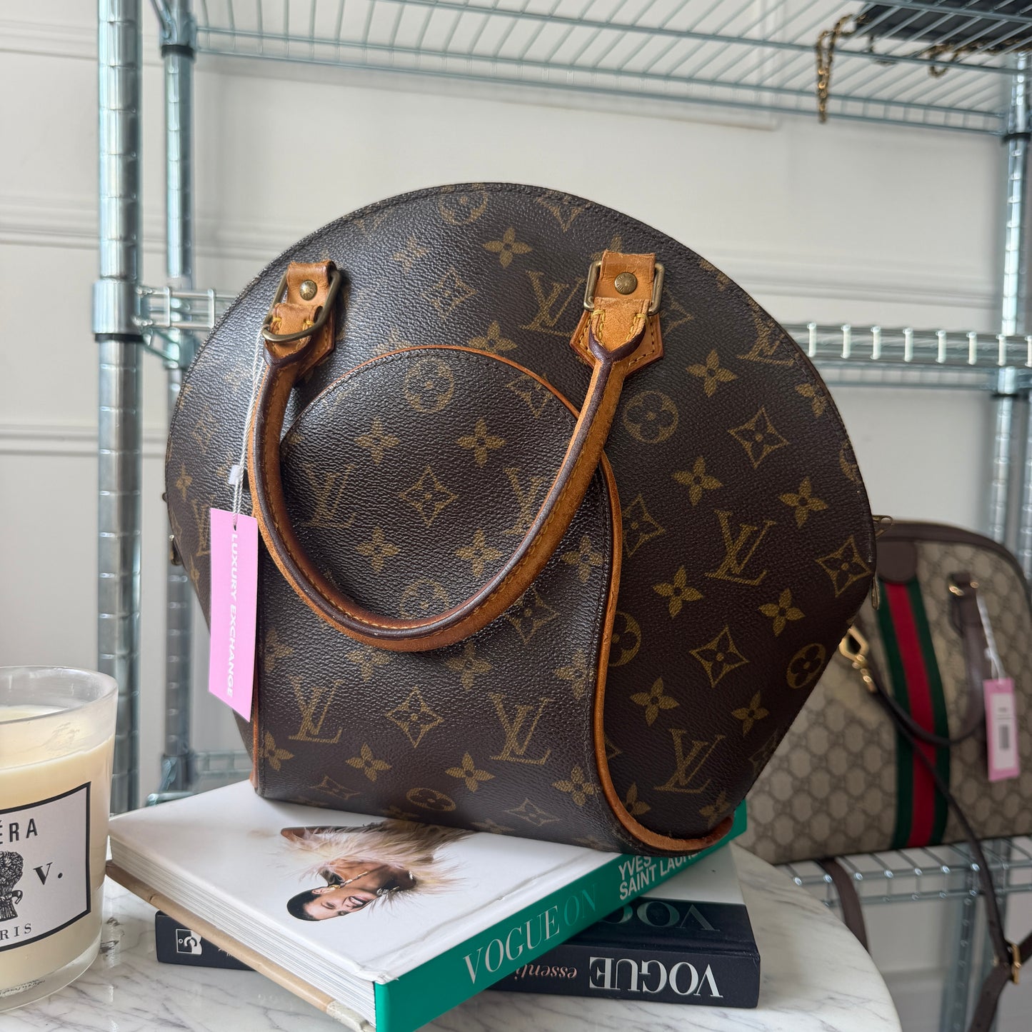 Pre-Owned LV Monogram Canvas Ellipse PM