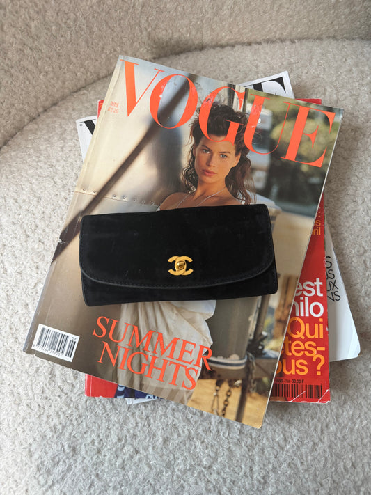 Pre-Owned Black Velvet Jewellery Case