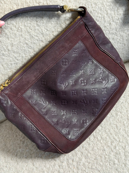 Pre-Owned Purple Monogram Empreinte Leather Handbag