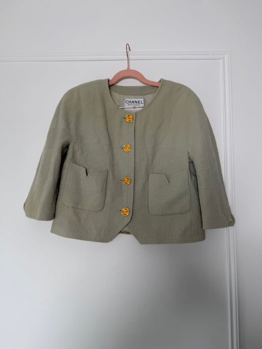 Green Jacket Size 42 (Fit UK12)