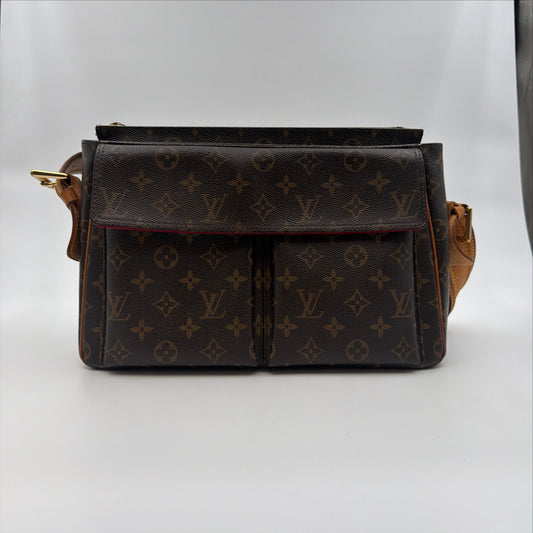 Pre-Owned LV Monogram Monogram Canvas/Vachetta Leather Handbag