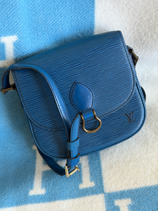 Pre-Owned Blue Epileather Saint Cloud PM