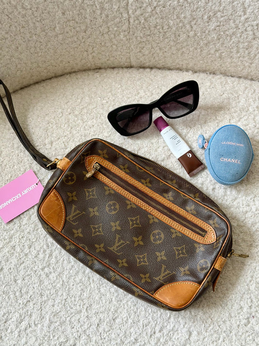 Monogram Canvas Marly Clutch