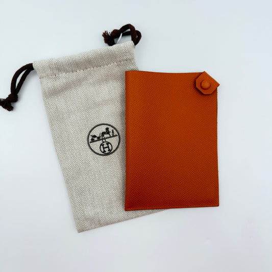 Pre-Owned Orange Passport Cover