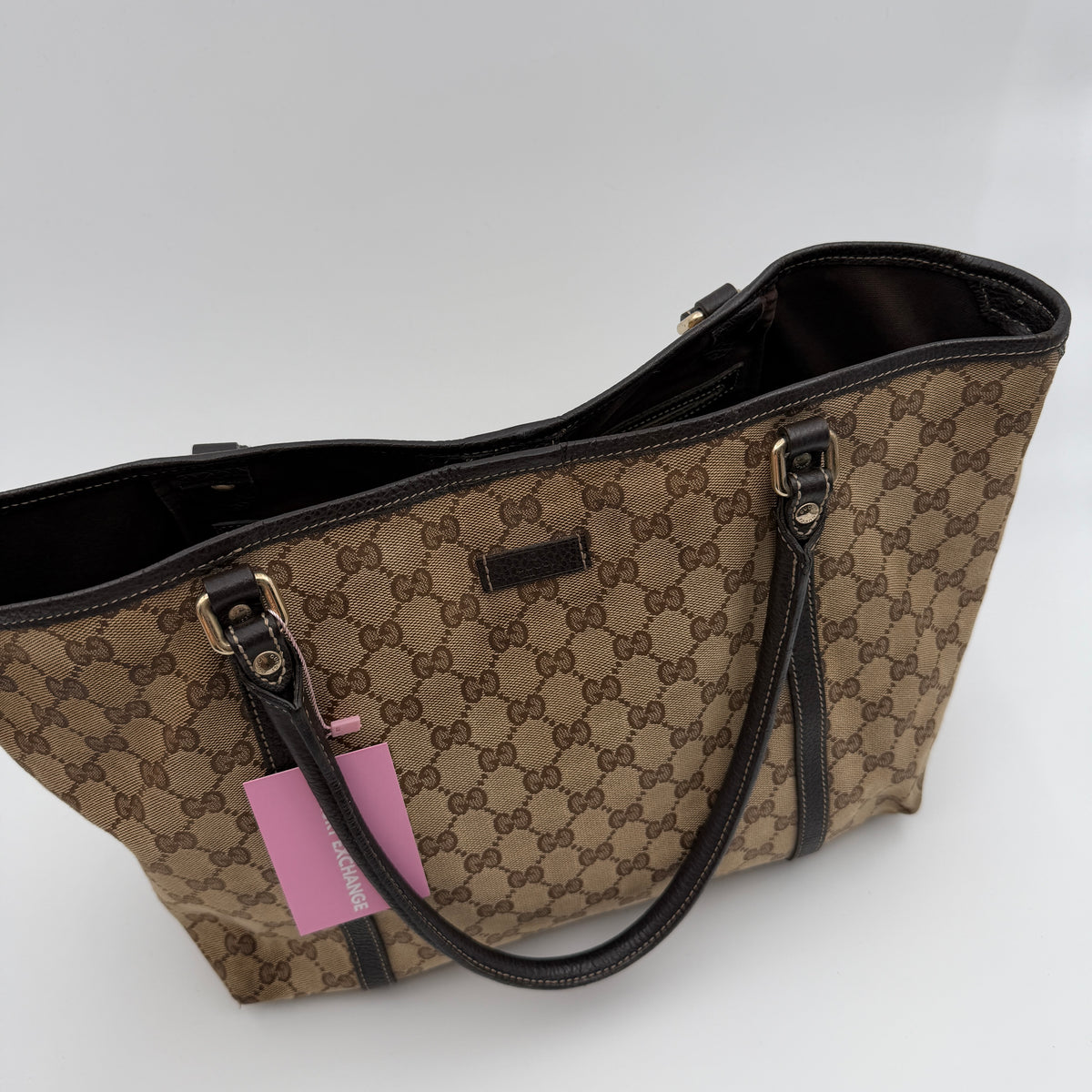 Pre-Owned Canvas Shopper Tote