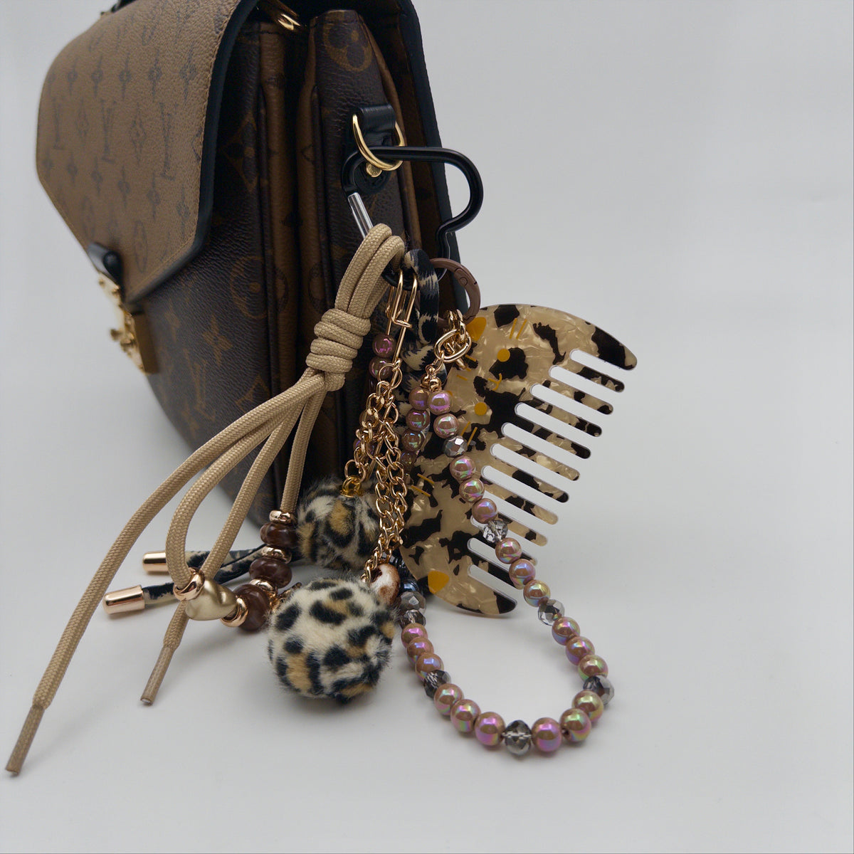 Cat Comb Bag Charm