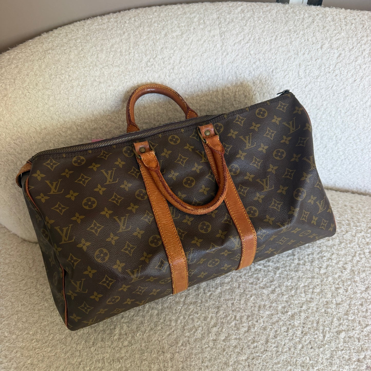 Pre-Owned LV Monogram Canvas Keepall Bag 45