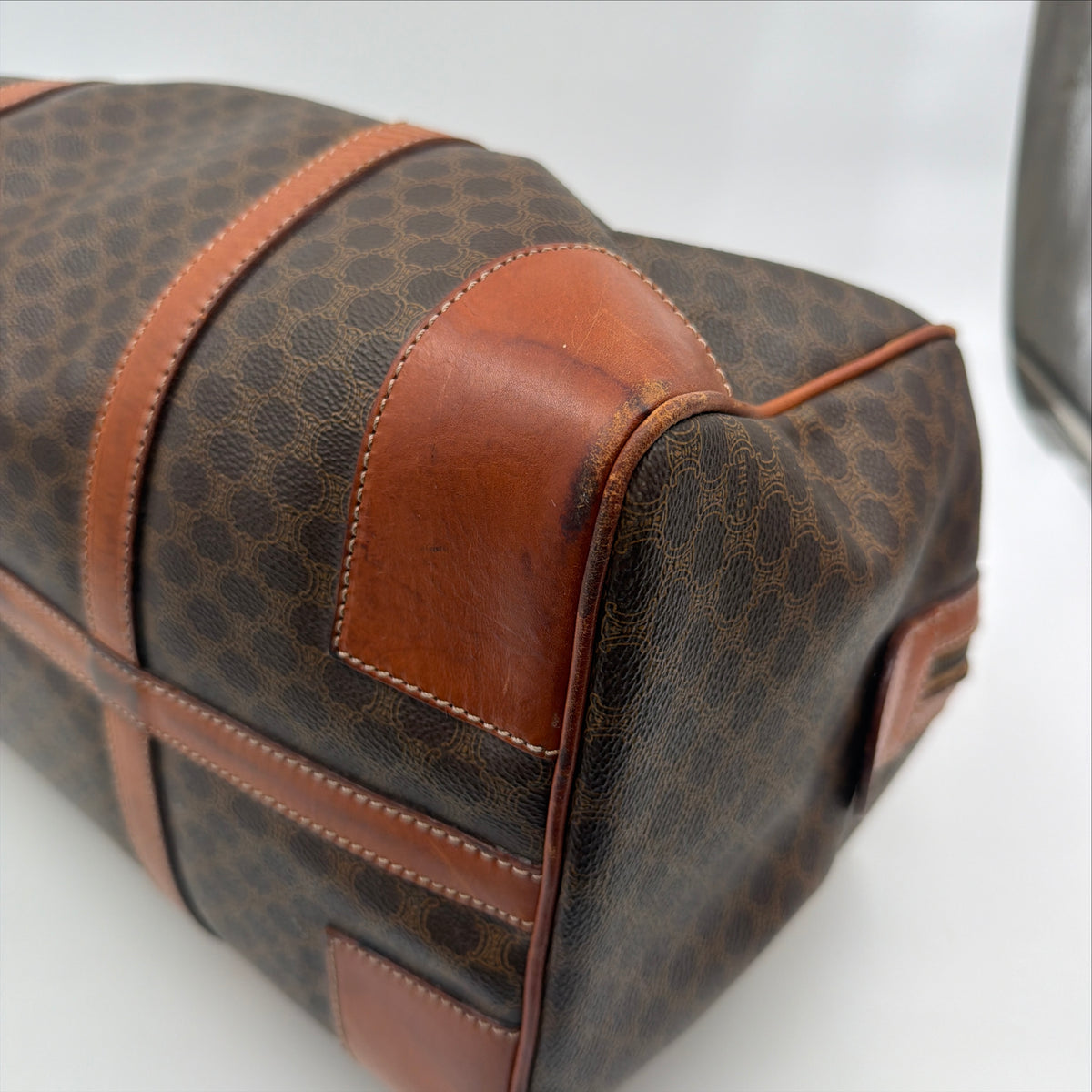 Pre-Owned Brown Macadam Canvas Keepall 40