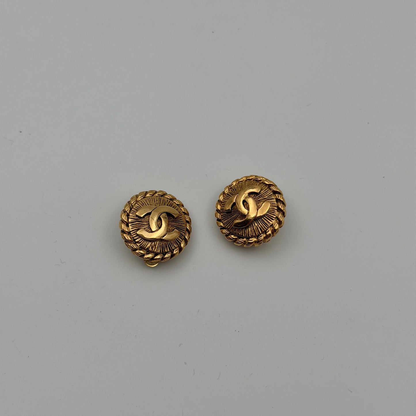 Pre-Owned CC Gold-Plated Earrings