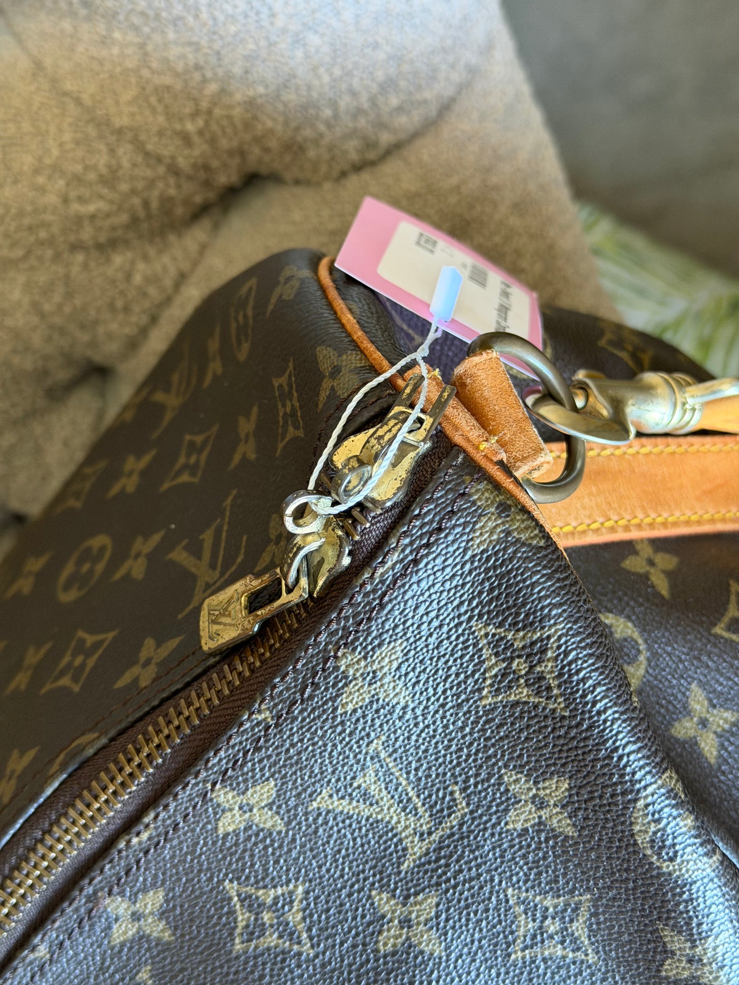 Pre-Owned LV Monogram Canvas Keepall 60 Bandouliere