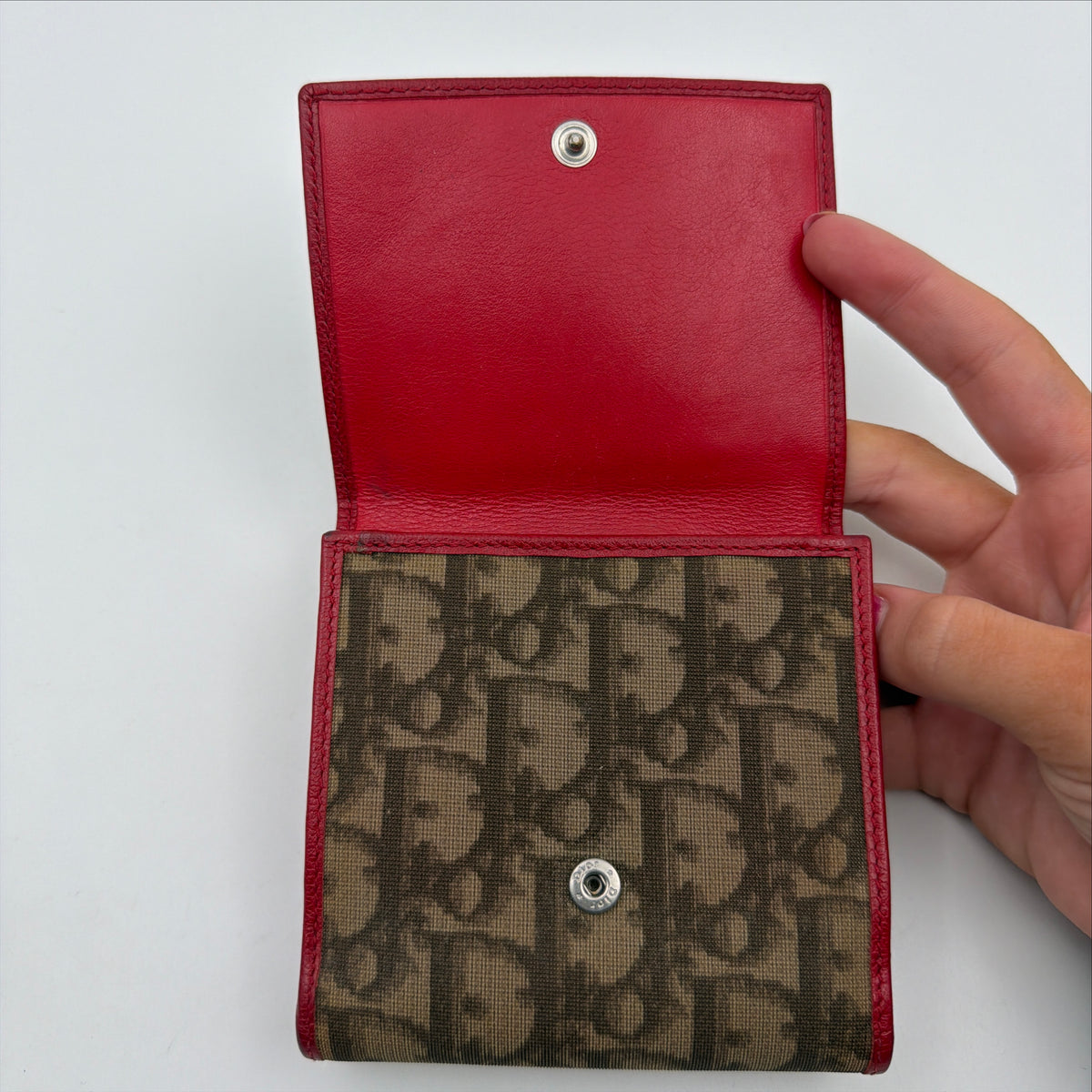 Pre-Owned Rasta Oblique Nylon Wallet
