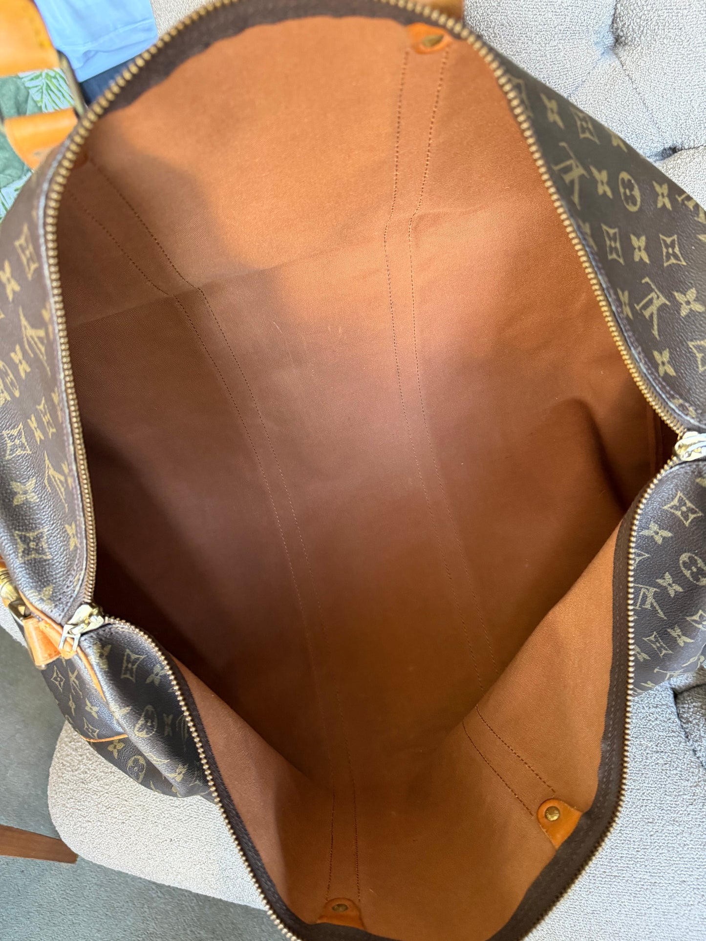 Pre-Owned LV Monogram Canvas Keepall 60 Bandouliere