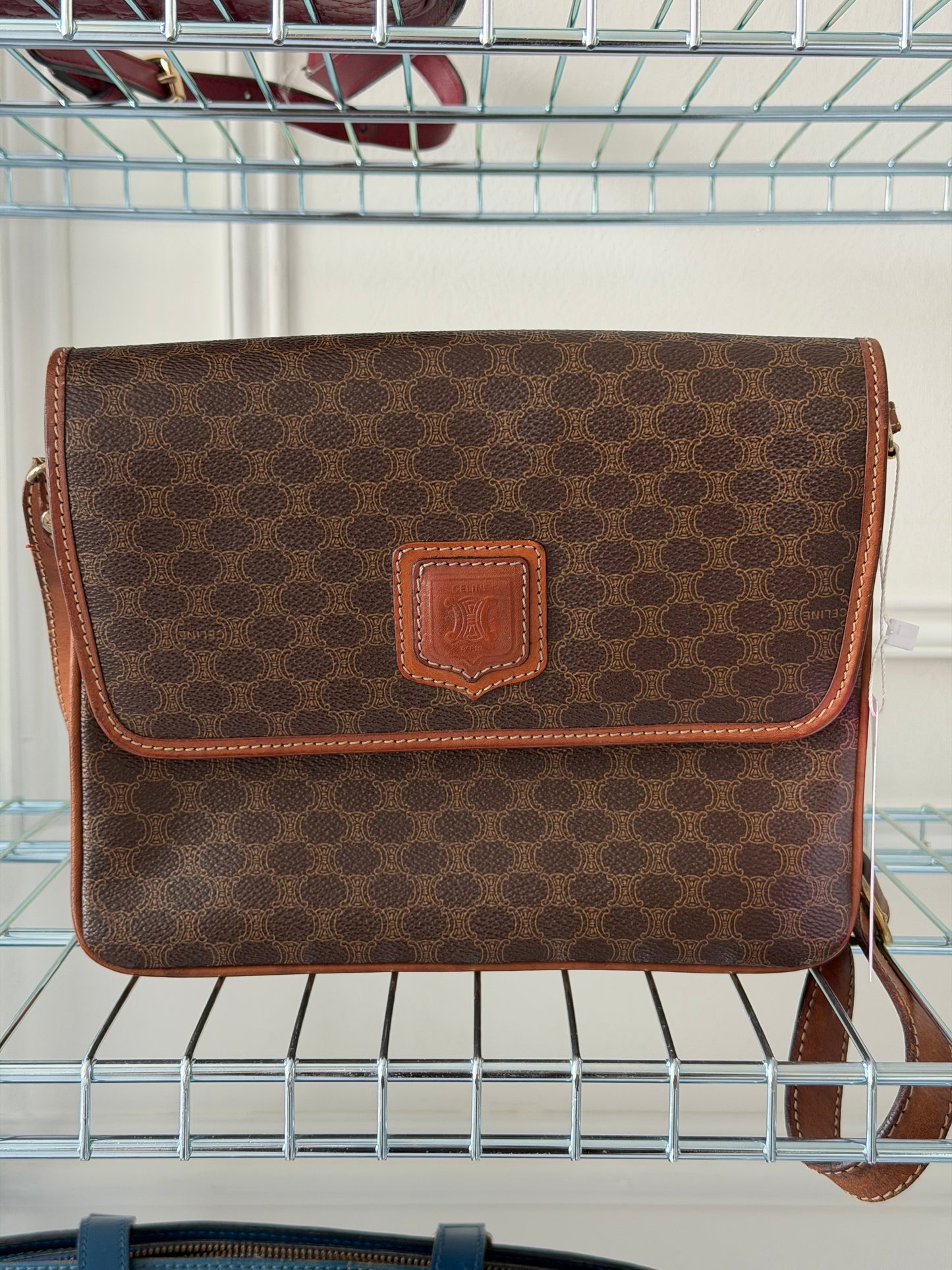 Pre-Owned Macadam Coated Canvas Crossbody Bag