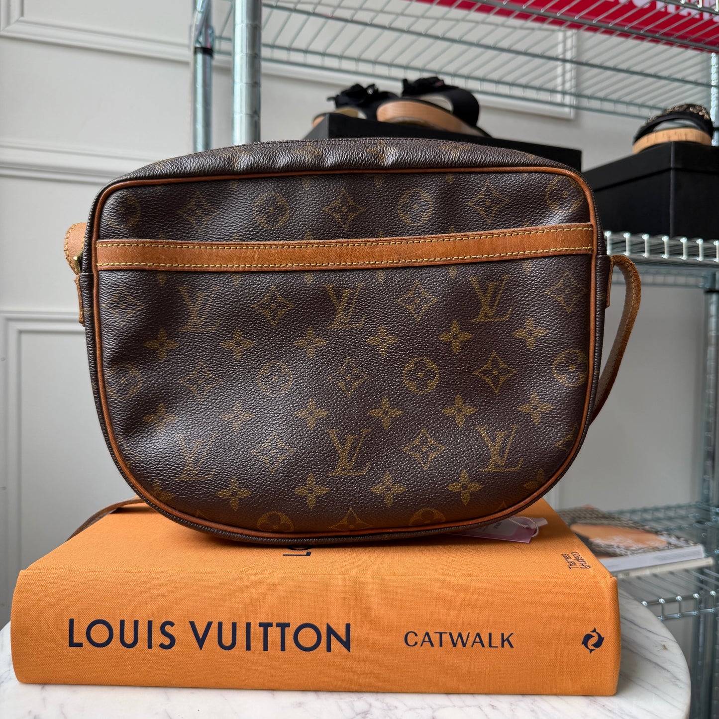 Pre-Owned LV Monogram Canvas Jeune Fille Crossbody Bag