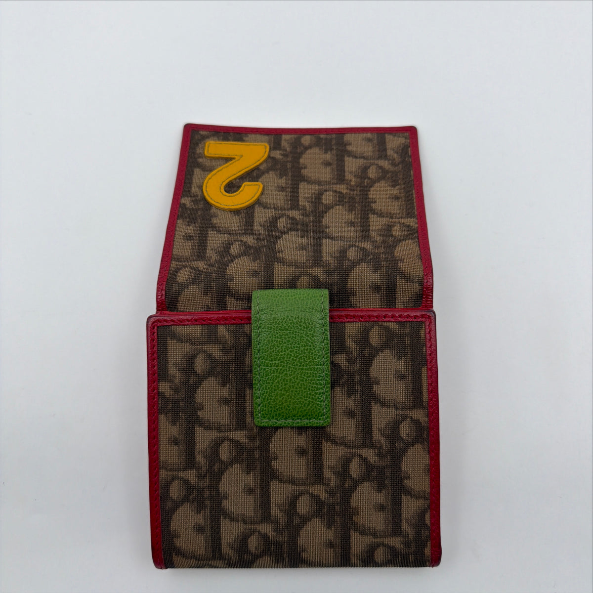 Pre-Owned Rasta Oblique Nylon Wallet