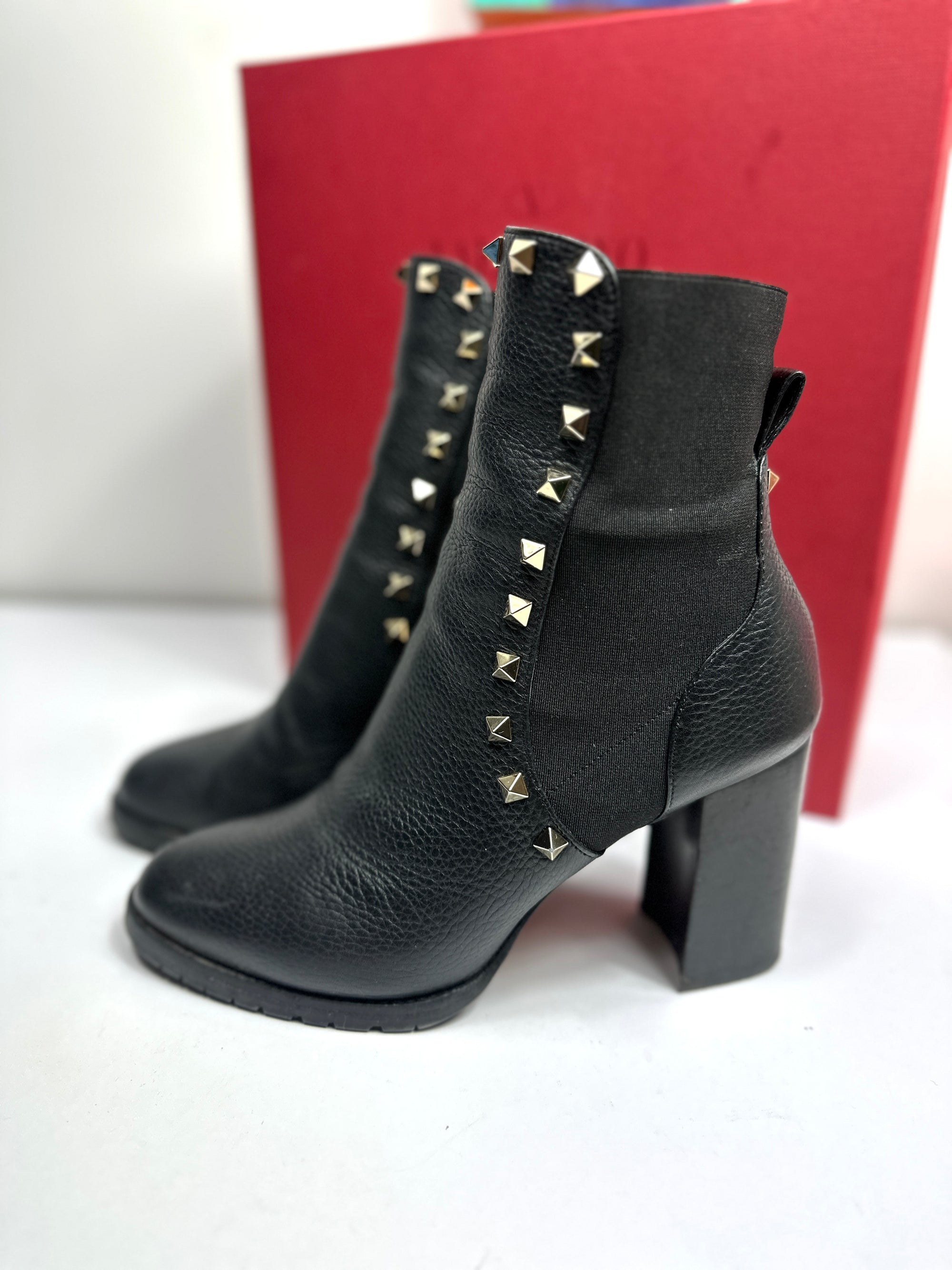 Valentino best sale boots red