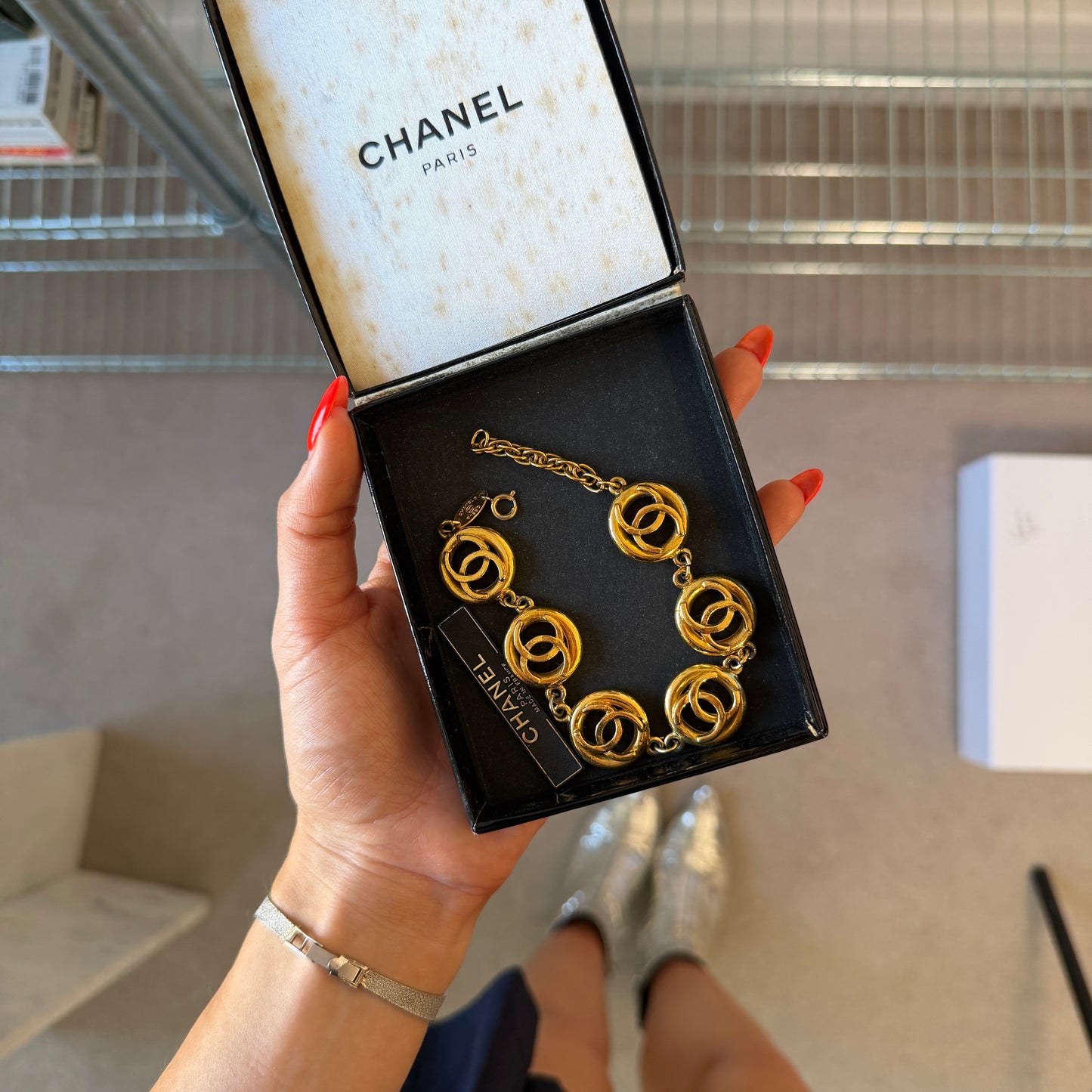 Pre-Owned CC Gold-Plated Bracelet