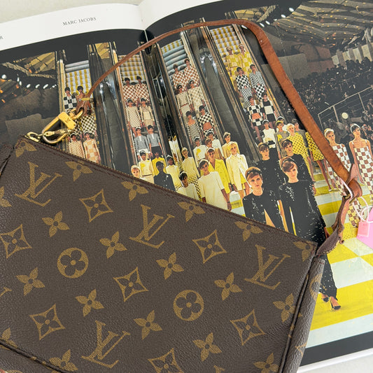 Pre-Owned LV Monogram Monogram Canvas/Vachetta Leather Handbag