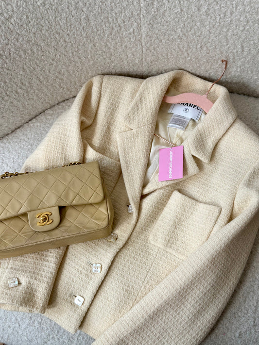 Beige Jacket Size 40 (Fits UK10)