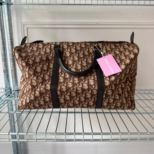 Pre-Owned Trotter Canvas Boston Bag