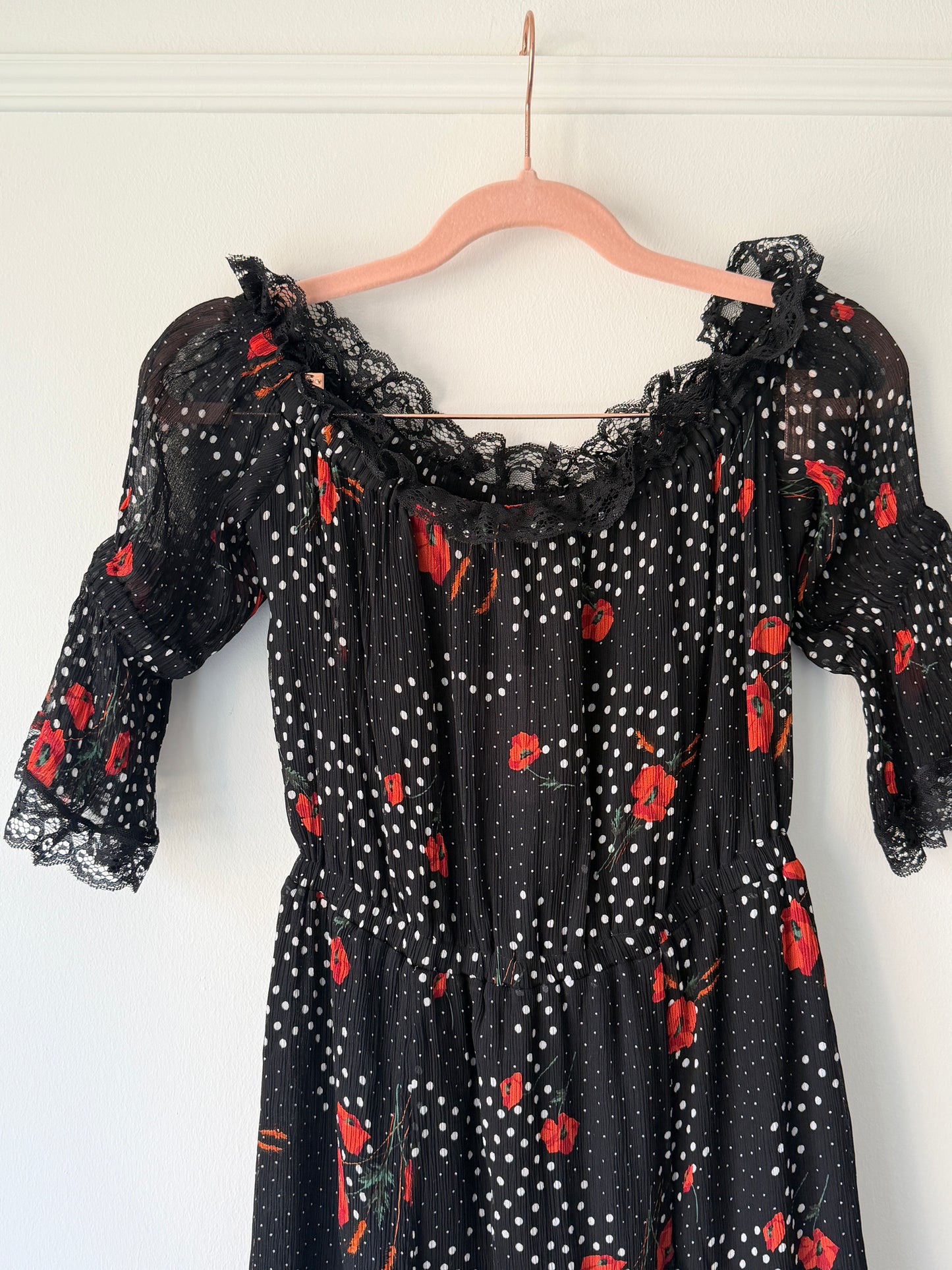 Black Polka Dot Dress
