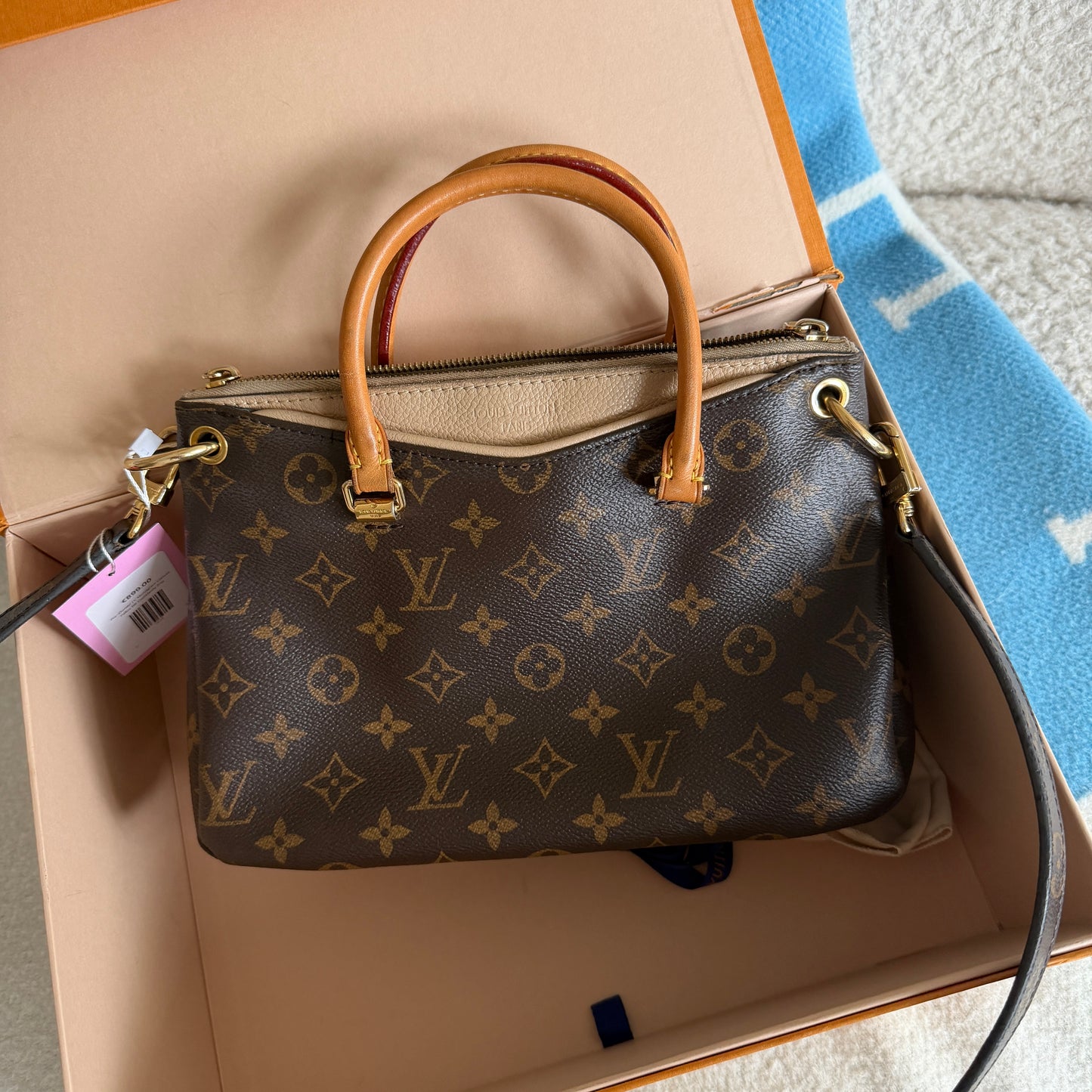 Pre-Owned LV Monogram Canvas Pallas BB Crossbody Bag
