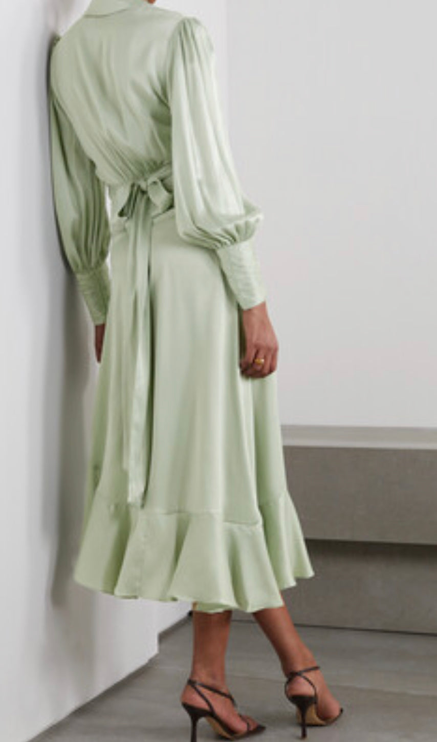 Zimmermann Silk Wrap Dress