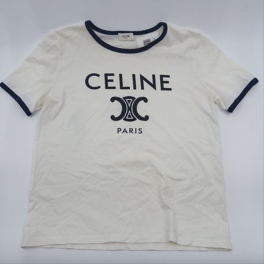 Pre-Owned White Cotton T-Shirt (S)