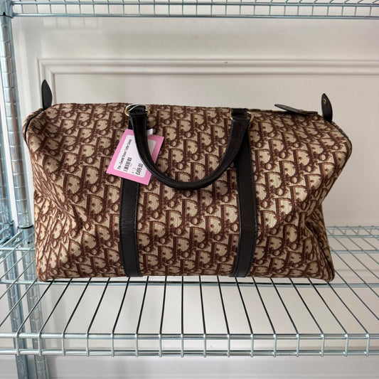 Pre-Owned Trotter Canvas Boston Bag