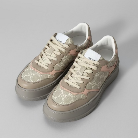 Grey/Pink Trainers UK5