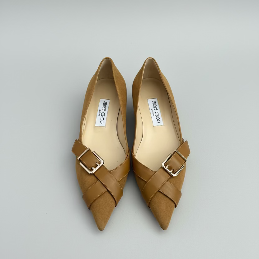 Suede Flats UK5