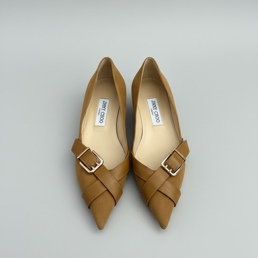 Suede Flats UK5