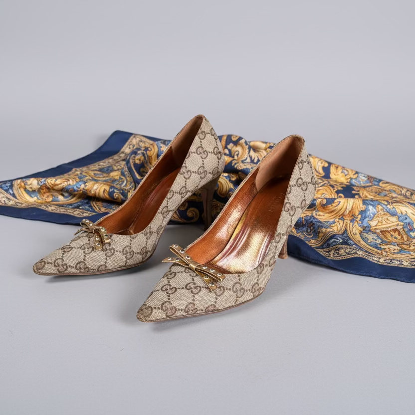 Vintage Kitten Heel UK4.5