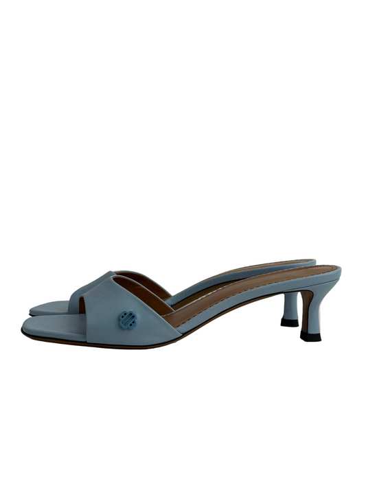 Baby Blue Kitten Heels UK7