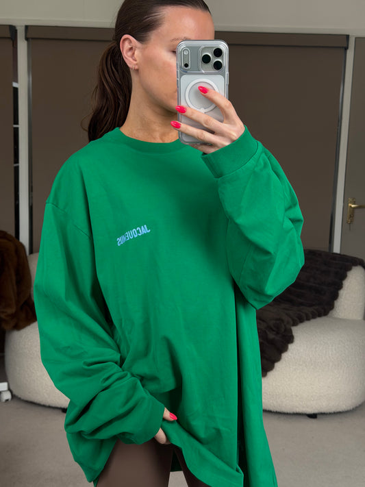 Green Long Sleeve Top
