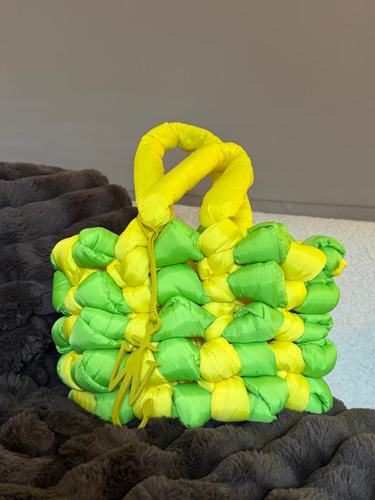 Green Knotted Bag