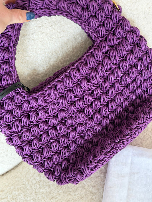 Knit Bag w/ long strap