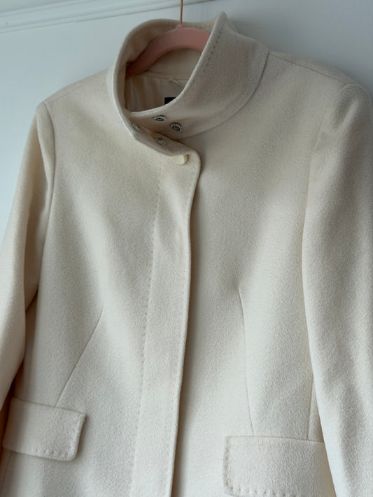 Cream Coat UK12 Very Good