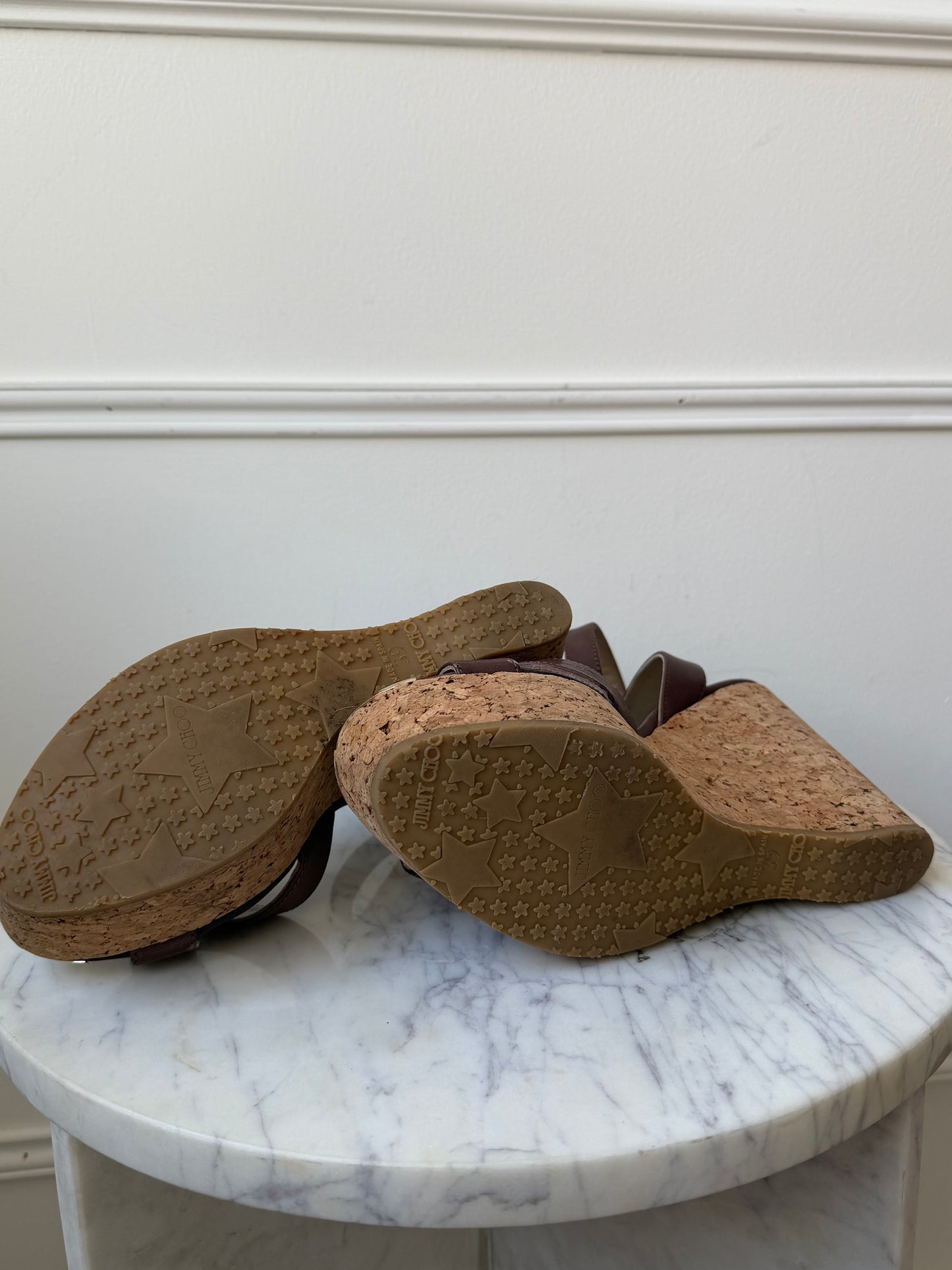 Brown Wedge Heels Size 39