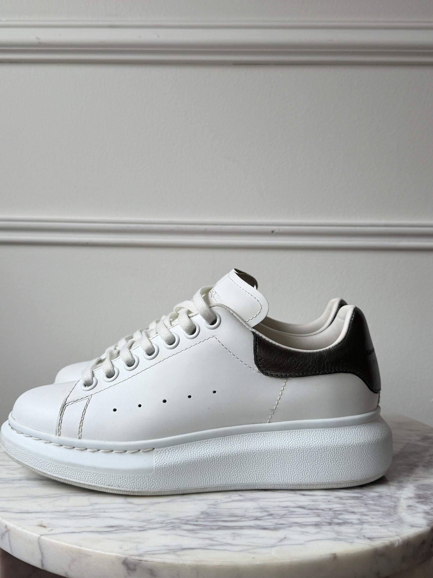 White and Silver Trainers