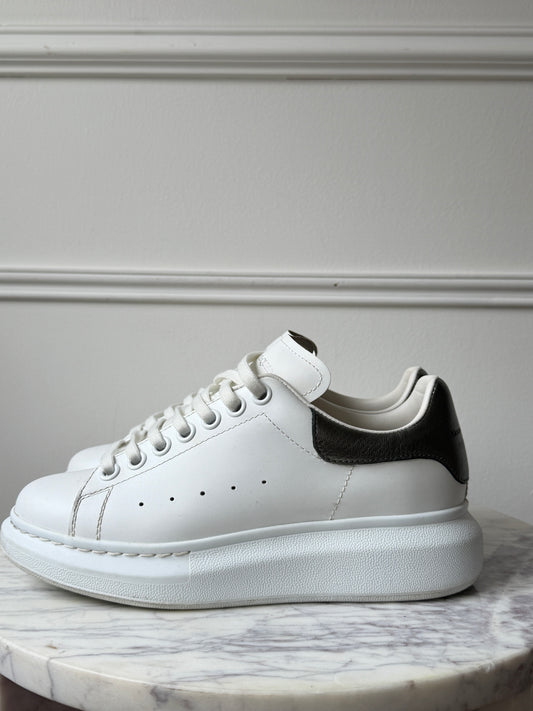 White and Silver Trainers