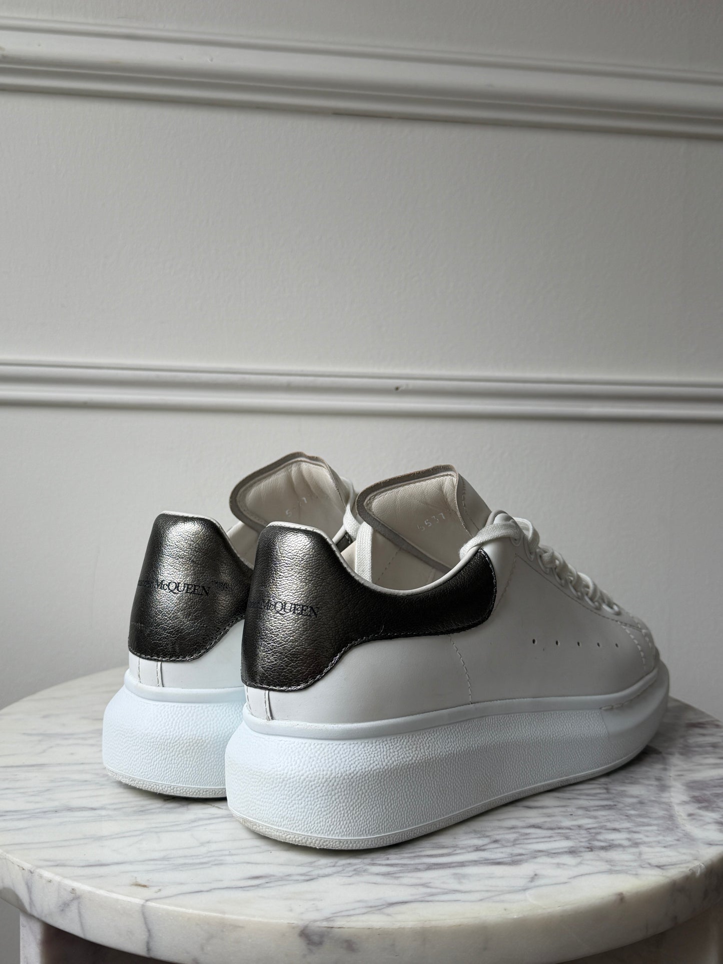 White and Silver Trainers