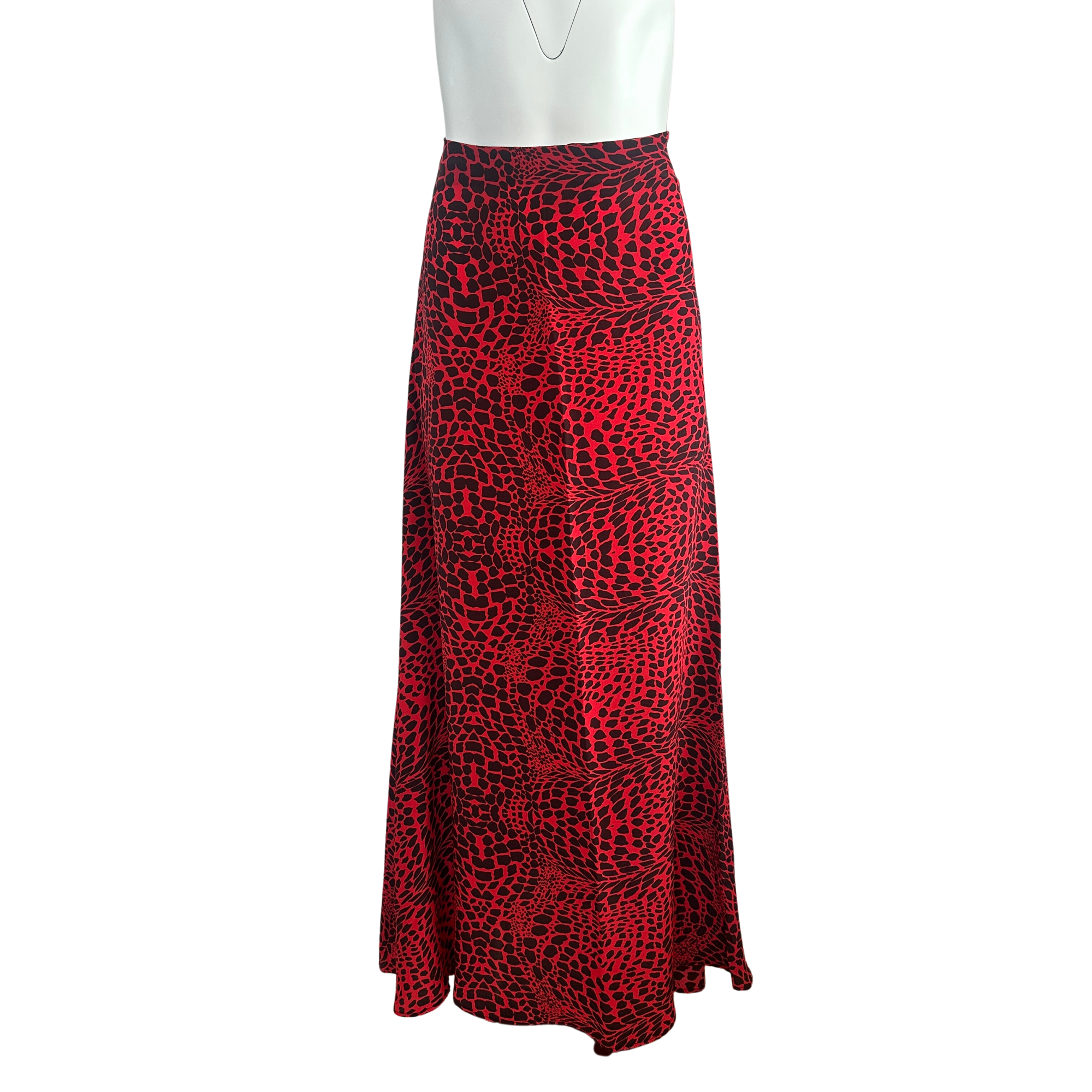 Hayley Menzies Red Croc Maxi Skirt