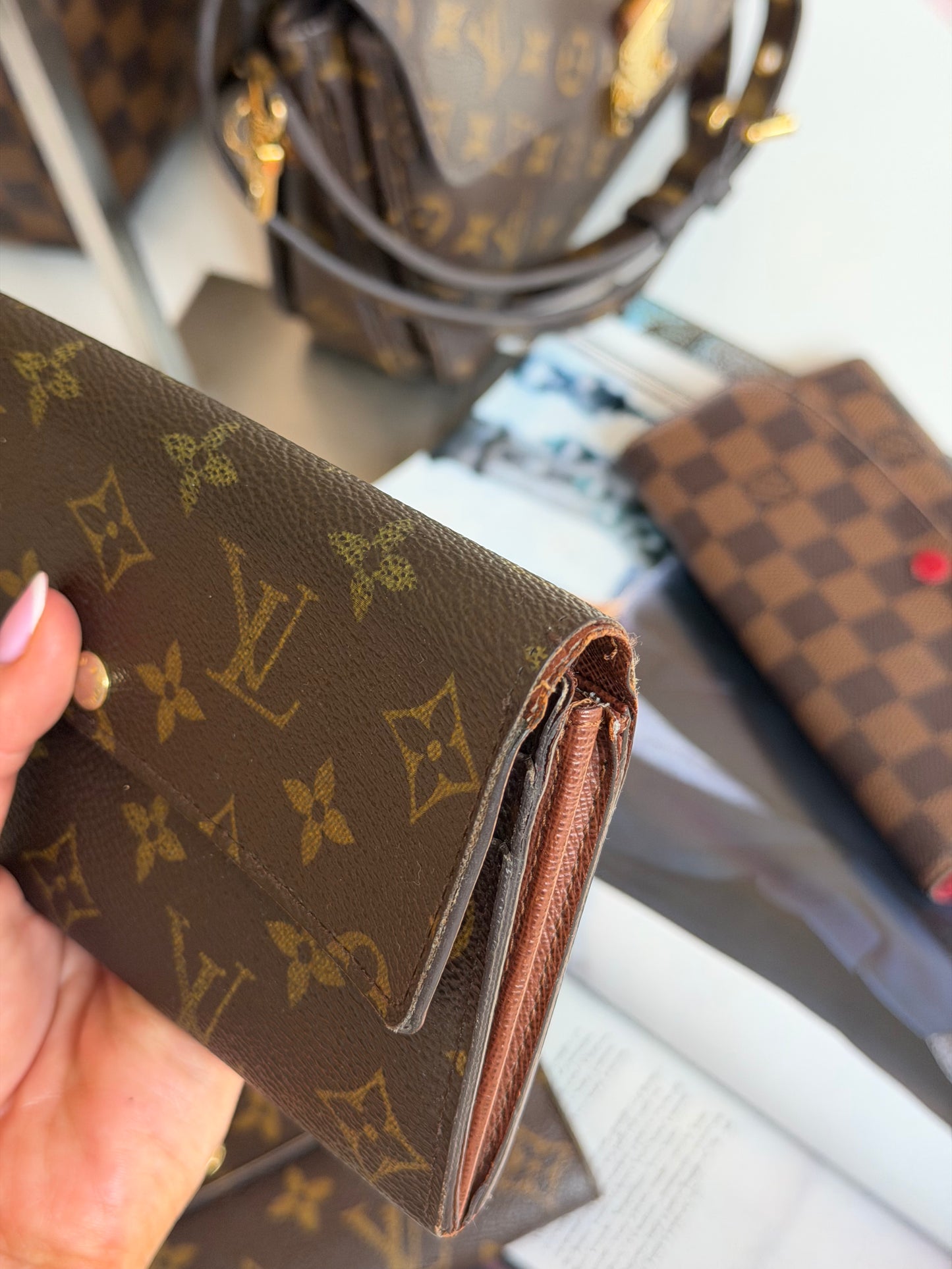 Monogram Canvas Sarah Wallet