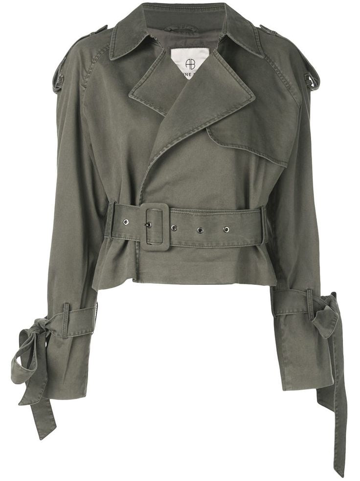 Anine Bing Cropped Trench