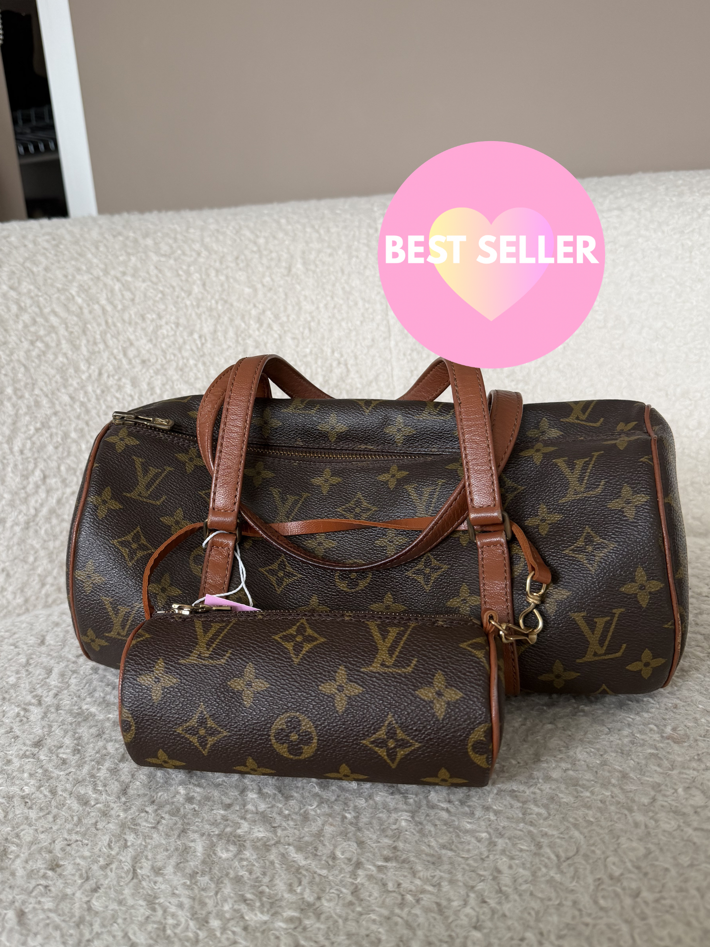 Pre-Owned LV Monogram Canvas Papillon 30 (Set)
