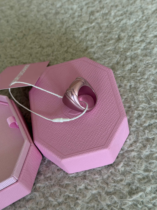 Pre-Owned Pink Metal Ring